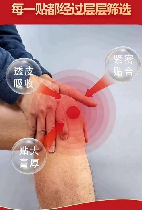 膝盖的风湿膏怎么贴图