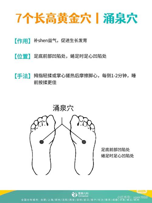 灸哪个穴位可以长高