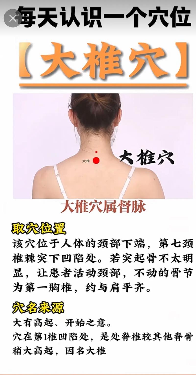 大椎穴位的准确位置