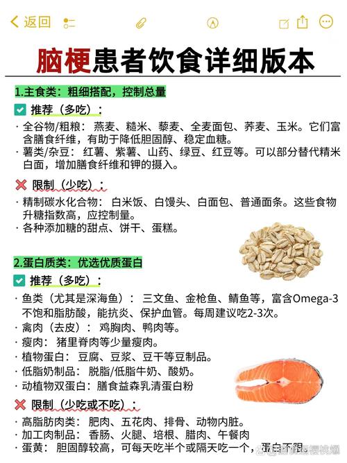 脑梗患者饮食注意事项